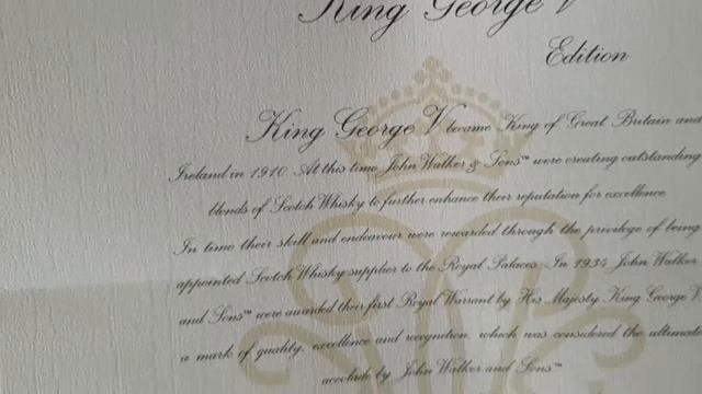 John Walker & Sons King George V смотреть онлайн