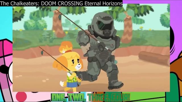 Isabelle And Doomguy’s Picnic Attacked By Demons! - Unikitty Super Love - Animal Crossing - Doom
