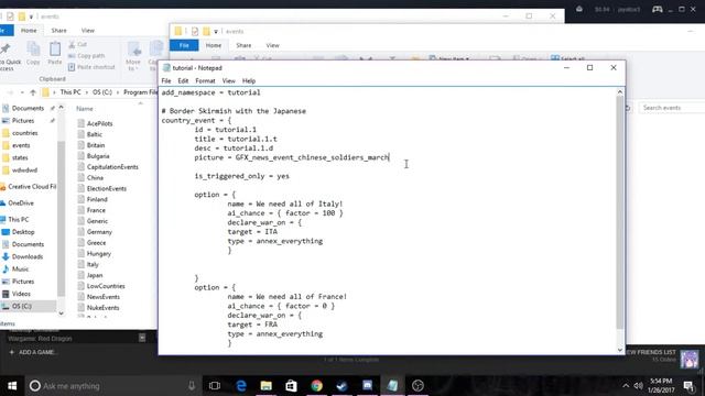 HOI4 - Events Modding Tutorial смотреть онлайн
