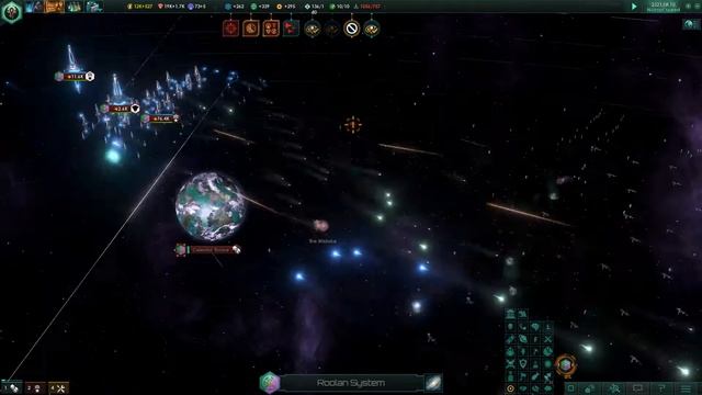 Stellaris: Fallen Empire Fleet Battle смотреть онлайн