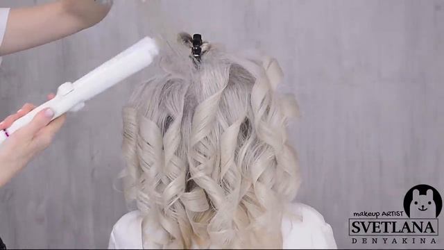 Прическа локоны на длинные волосы Урок№131 смотреть онлайн