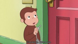 Curious George - 364 - Locked Out (Learn English Language with subtitles)