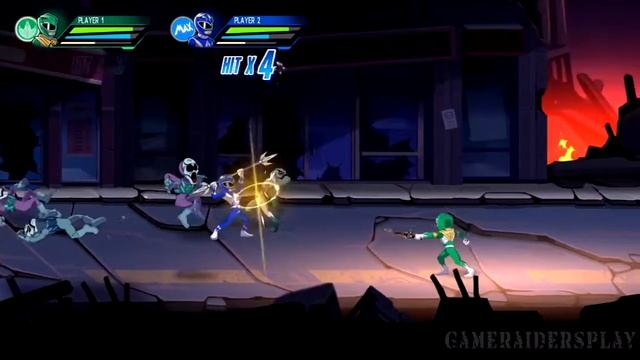 Mighty Morphin Power Rangers: Mega Battle Gameplay Walkthrough Ending [Xbox One] - No Commentary смотреть онлайн