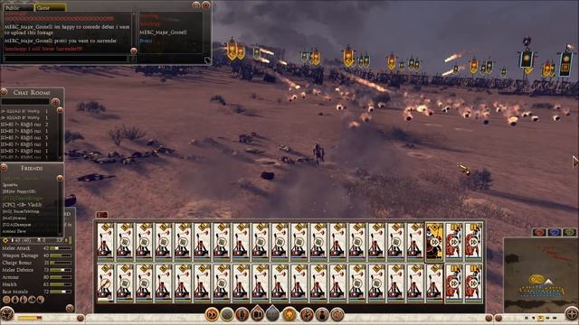 Epic Slow Motion Artilery Bombardment Rome 2 смотреть онлайн