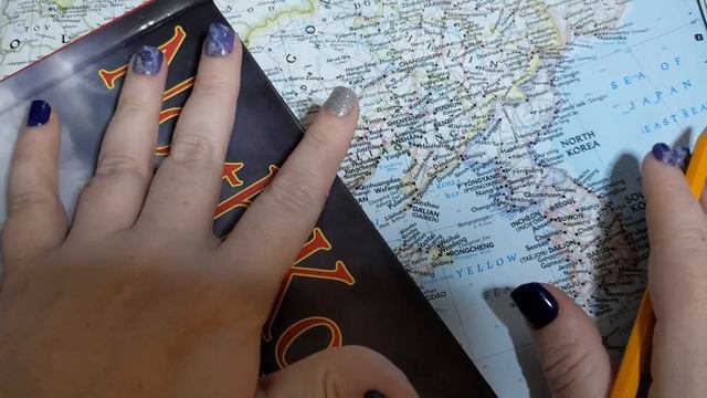 ASMR ~ North Korea History & Geography ~ Soft Spoken Map Pointing Page Turning