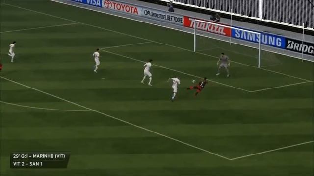 FIFA 14 FINAL DA LIBERTADORES FTB 5.0 VITÓRIA X SANTOS смотреть онлайн