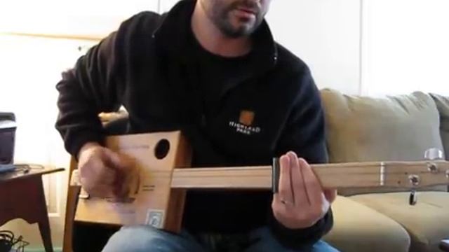 Muddy Waters - I can't be satisfied - cigar box guitar blues смотреть онлайн