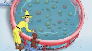 Curious George - 227 - Four Hands, Eight Arms (Learn English Language with subtitles)
