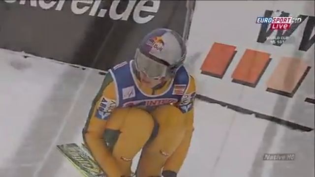 Puchar Swiata:Engelberg: Gregor Schlierenzauer - 130 m 19.12.2009 HD смотреть онлайн