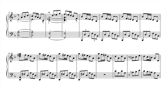 Beethoven “Pastoral Symphony” PIANO + FREE SHEET MUSIC (dur: 4:30)