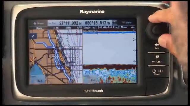 Marine navigation equipment Raymarine e7 User Interface and Performance смотреть онлайн