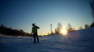 Поиск окуня в конце марта.