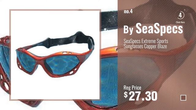 Top 10 Seaspecs Sunglasses [ Winter 2018 ]: SeaSpecs Cobolt Blue Extreme Sports Sunglasses смотреть онлайн
