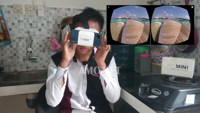 Review virtual reality box, nonton film dan main game serasa nyata смотреть онлайн