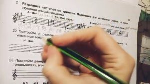 Тритоны в тональности. Построение