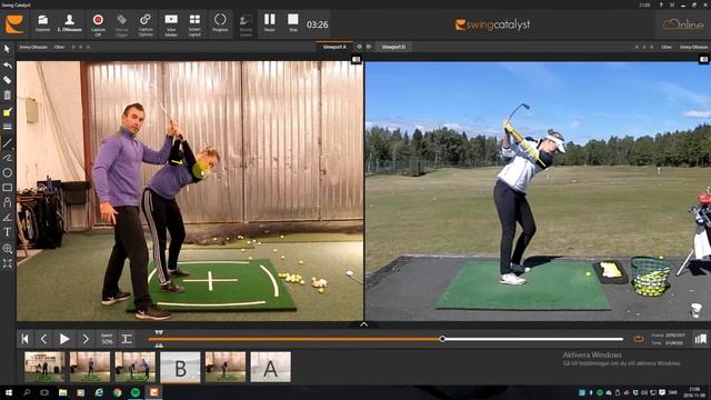 Swing Catalyst Lesson for Emmy Ottosson смотреть онлайн