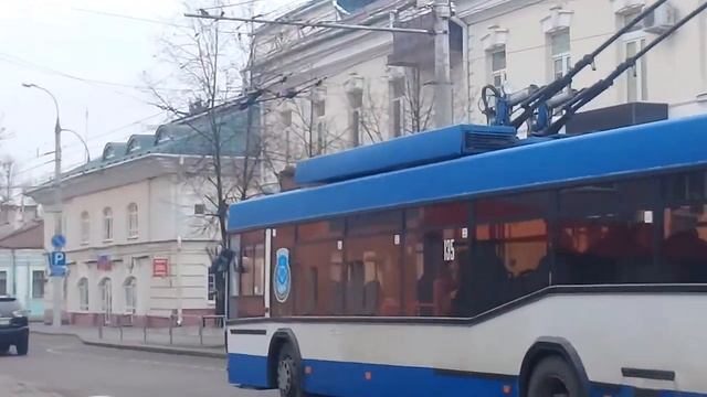 Поворот на ул. Карла Маркса. Брестский троллейбус 31.01.2020. #3 смотреть онлайн