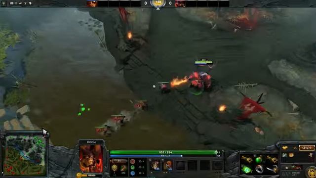 Dota 2 Reborn | 1 Vs 1 | Doom Vs Shadow Fiend смотреть онлайн