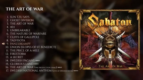 SABATON - The Art of War (Full Album)
