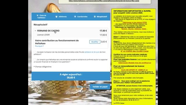 Tuto Licences FFPS Carpe 2020 смотреть онлайн