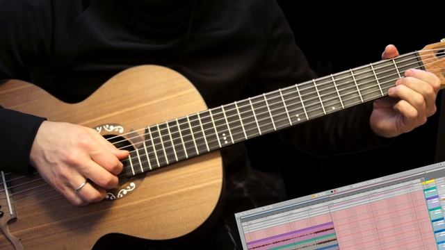 Russian 7-string guitar || LOOP OVER THE SAME CHORDS // Paul Davids’ loop challenge смотреть онлайн