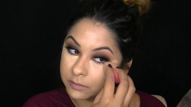 Smokey Eyes & Orange Lips | Fall Makeup смотреть онлайн