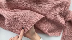 Экспресс МК | Джемпер регланом снизу | Вязание спицами