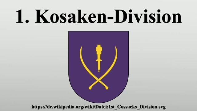 1. Kosaken-Division смотреть онлайн