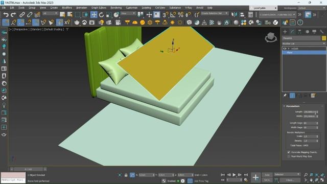 3DS MAX YATAK MODELLEME BED MODELING смотреть онлайн