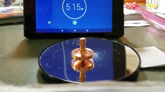 2 step solid copper spinning top смотреть онлайн