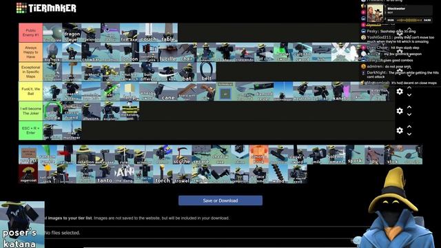 The Item Asylum Melee Weapon Tier List смотреть онлайн