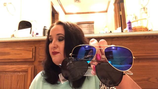 Livho Polarized Aviator Sunglasses In Black/Grey & Blue/Green On Amazon Unbagging & Review! смотреть онлайн