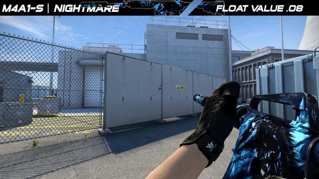 CSGO M4A1-S | Nightmare - Skin showcase all floats [4K60FPS] смотреть онлайн
