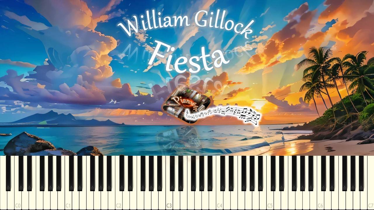 Уильям Гиллок - Фиеста / William Gillock Fiesta (piano tutorial) [НОТЫ + MIDI] смотреть онлайн
