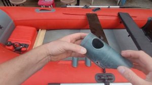 держатель удочки в ПВХ лодку своими руками