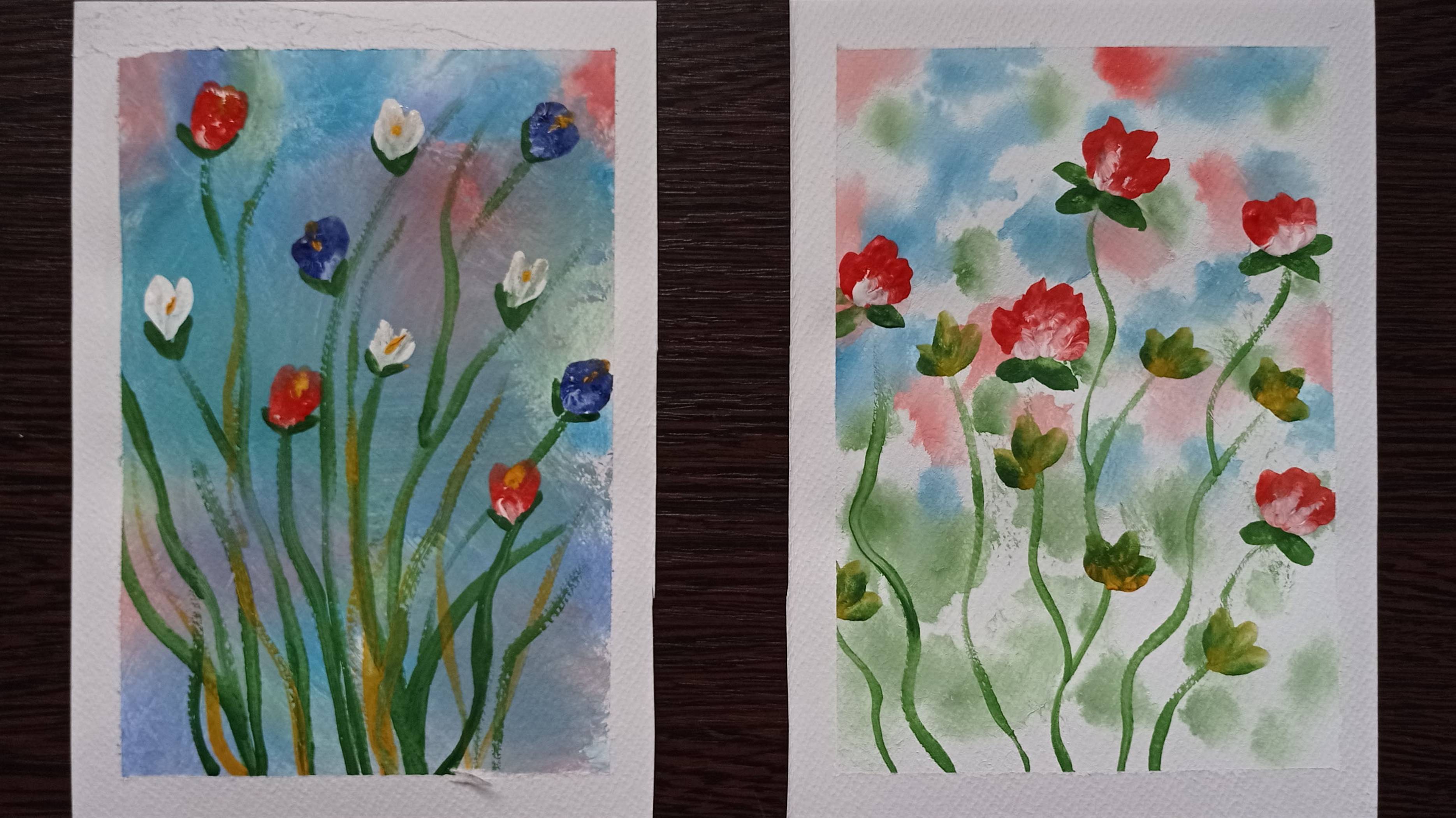 Клевер и крокусы