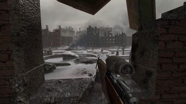 Comrade Sniper Stalingrad, U.S.S.R.|Call Of Duty 2 (2005)|RTX 4090| Gameplay смотреть онлайн