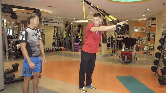 Тренажер TRX. Упражнения на бицепсы и трицепсы на тренажере ТRX!