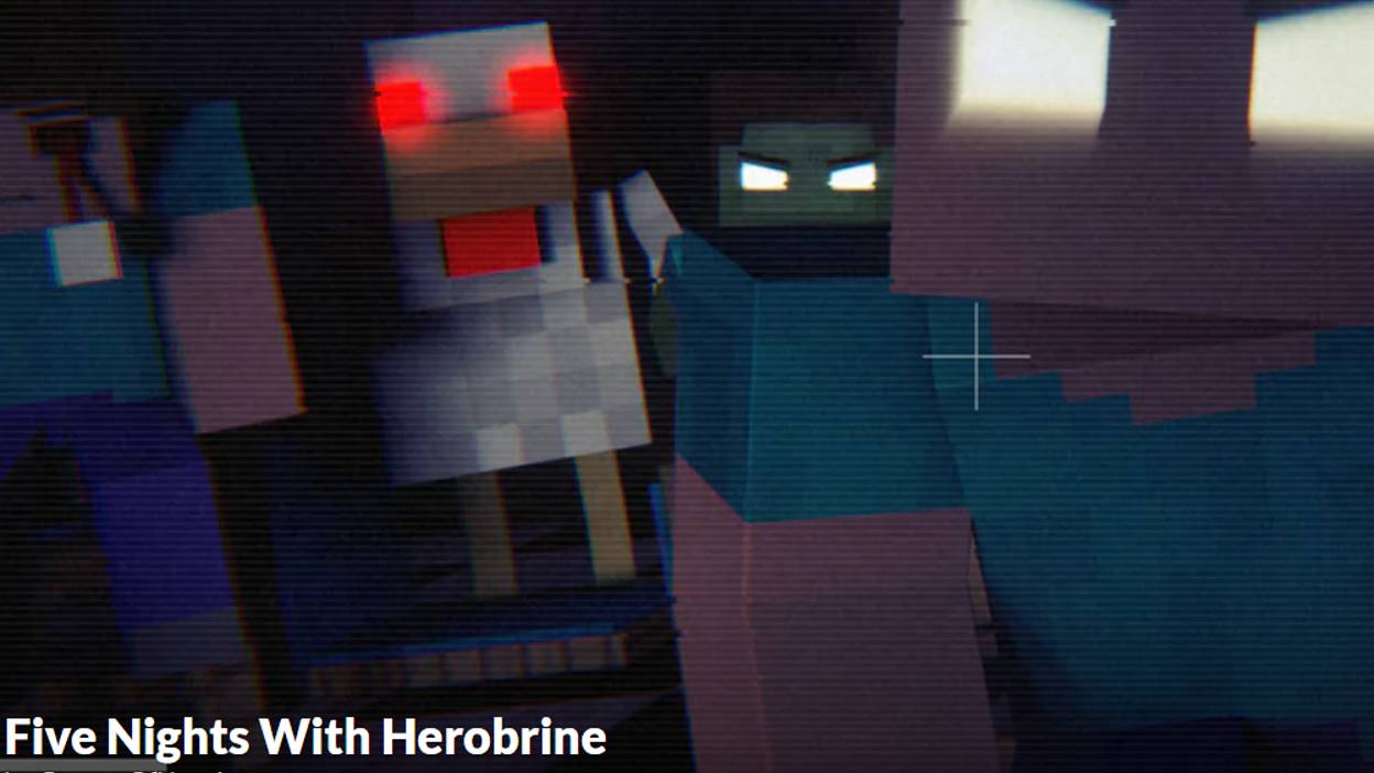 Five Nights With Herobrine-Пять ночей с Херобрином смотреть онлайн