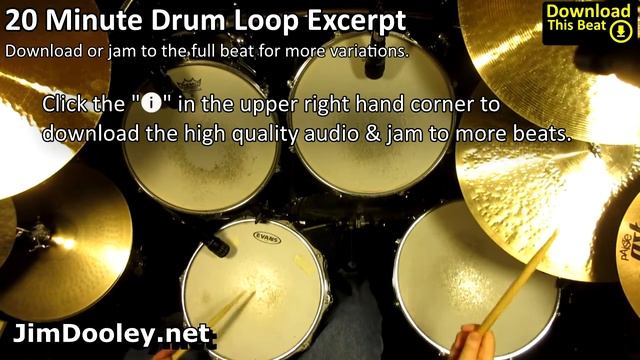 Jazz Rock Drum Loop 120 BPM смотреть онлайн