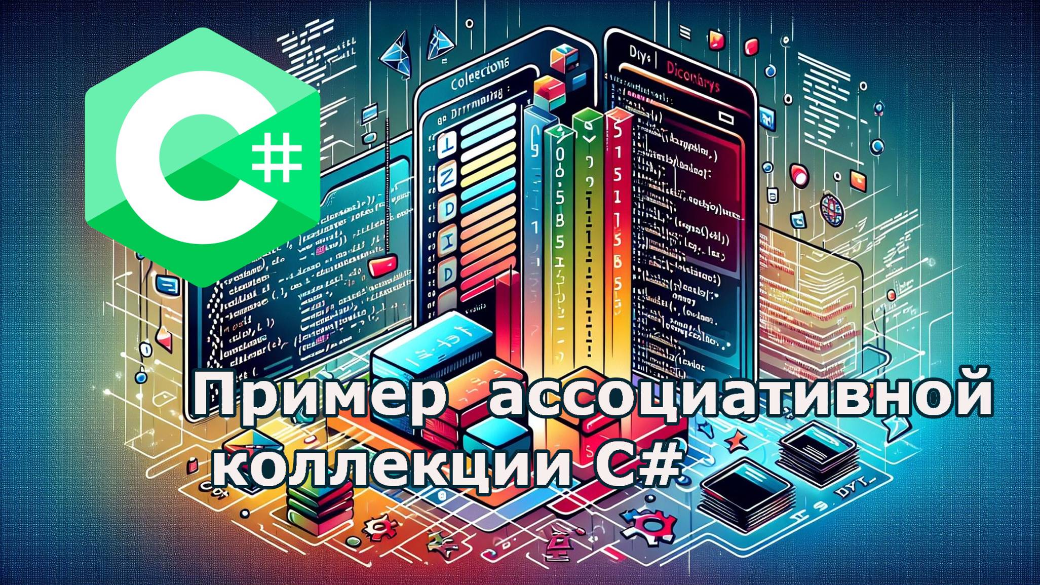 Пример ассоциативной коллекции C# смотреть онлайн