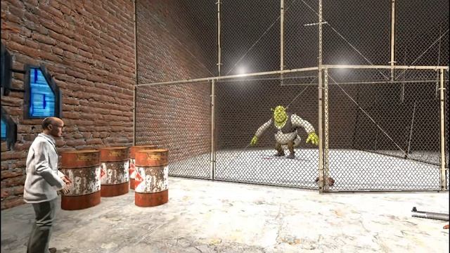 ШРЕК ОПЯТЬ СБЕЖАЛ? /Garrys mod №3 смотреть онлайн