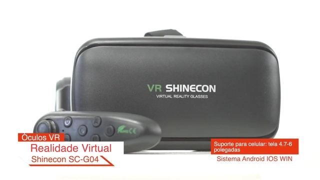 Óculos VR Realidade Virtual Shinecon SC-G04E смотреть онлайн