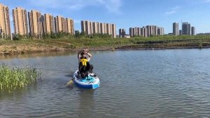 Надувная педальная доска SUP. Аквабайк CRT140