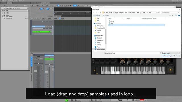 Working with drum samples, loops, MIDI (Trap beats) смотреть онлайн