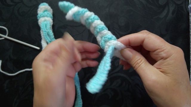 How to crochet bag handles/ curtain tie backs смотреть онлайн