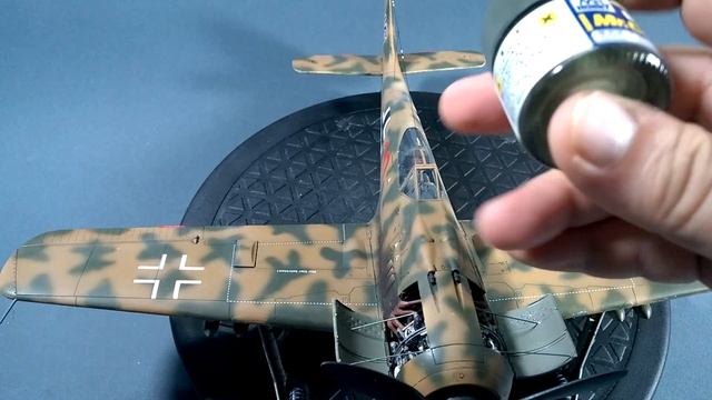 Краткий обзор готовой  работы FW 190-F8 (Revell #04869, Scale1/32)