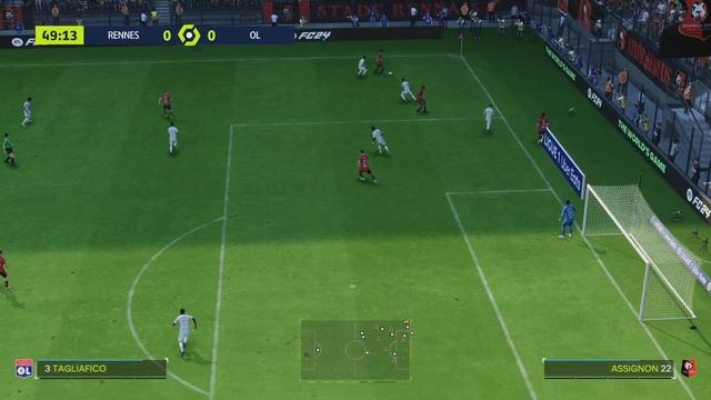 FC 24 | Rennes vs Olympique Lyonnais - Ligue 1 Uber Eats | Gameplay PS5 смотреть онлайн