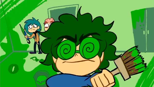 клип 13 карт зелёные очки гача клуб UnU (я в вару преврощяюсь будто....)