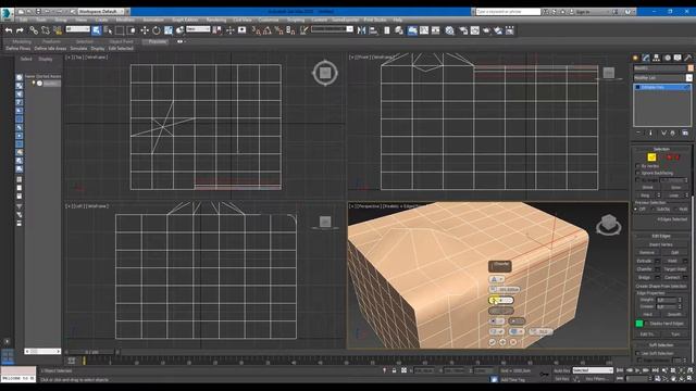 28-ой урок. 3DS Max. Edit Poly (Edit Edges) смотреть онлайн